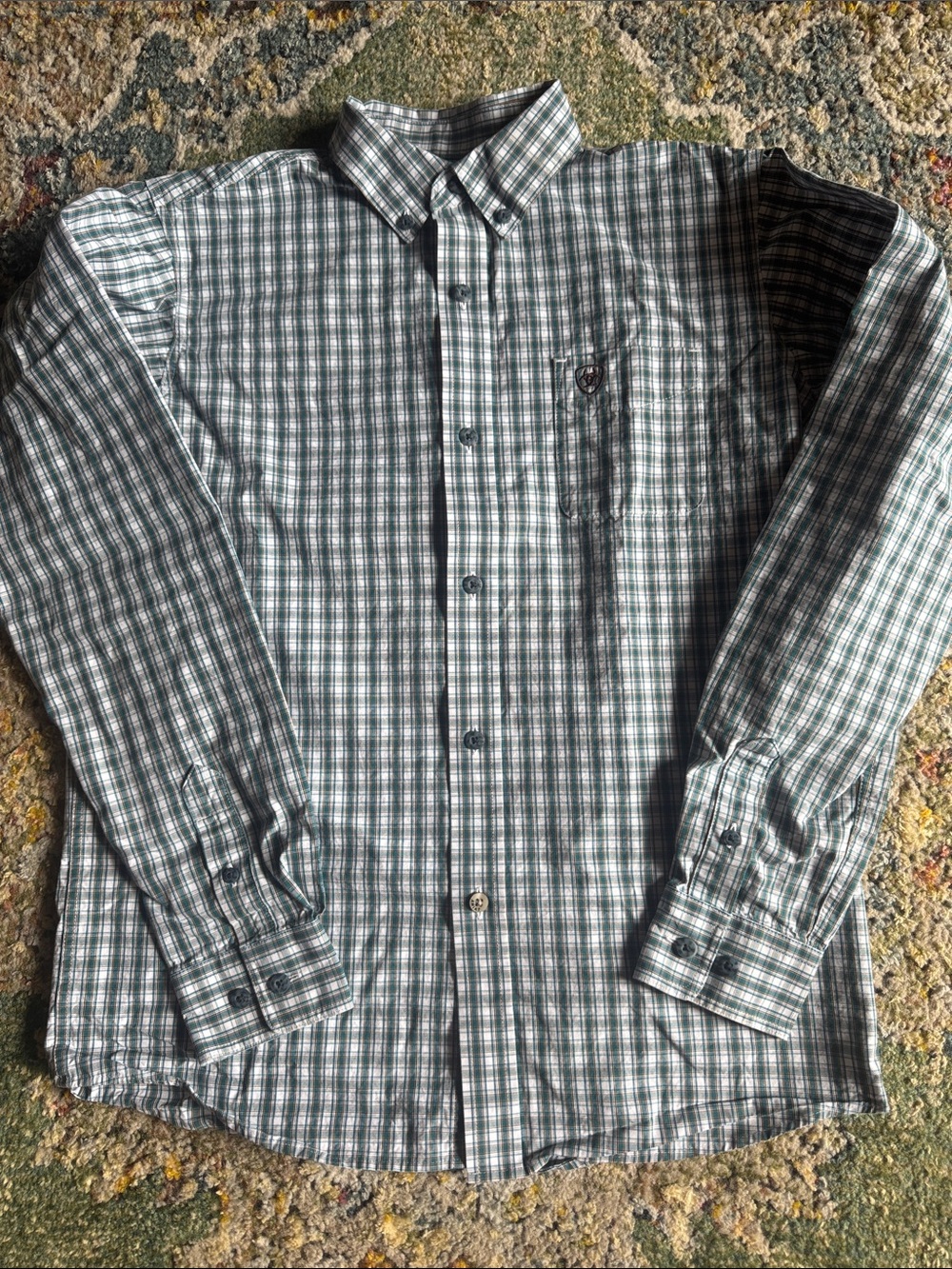 ARIAT BOYS PRO SERIES TOWNES CLASSIC FIT SHIRT IN SZ L (14-16)… WORN ONCE!